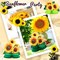 8PCS Sunflower Honeycomb Table Centerpieces – Party Decor & Table Toppers